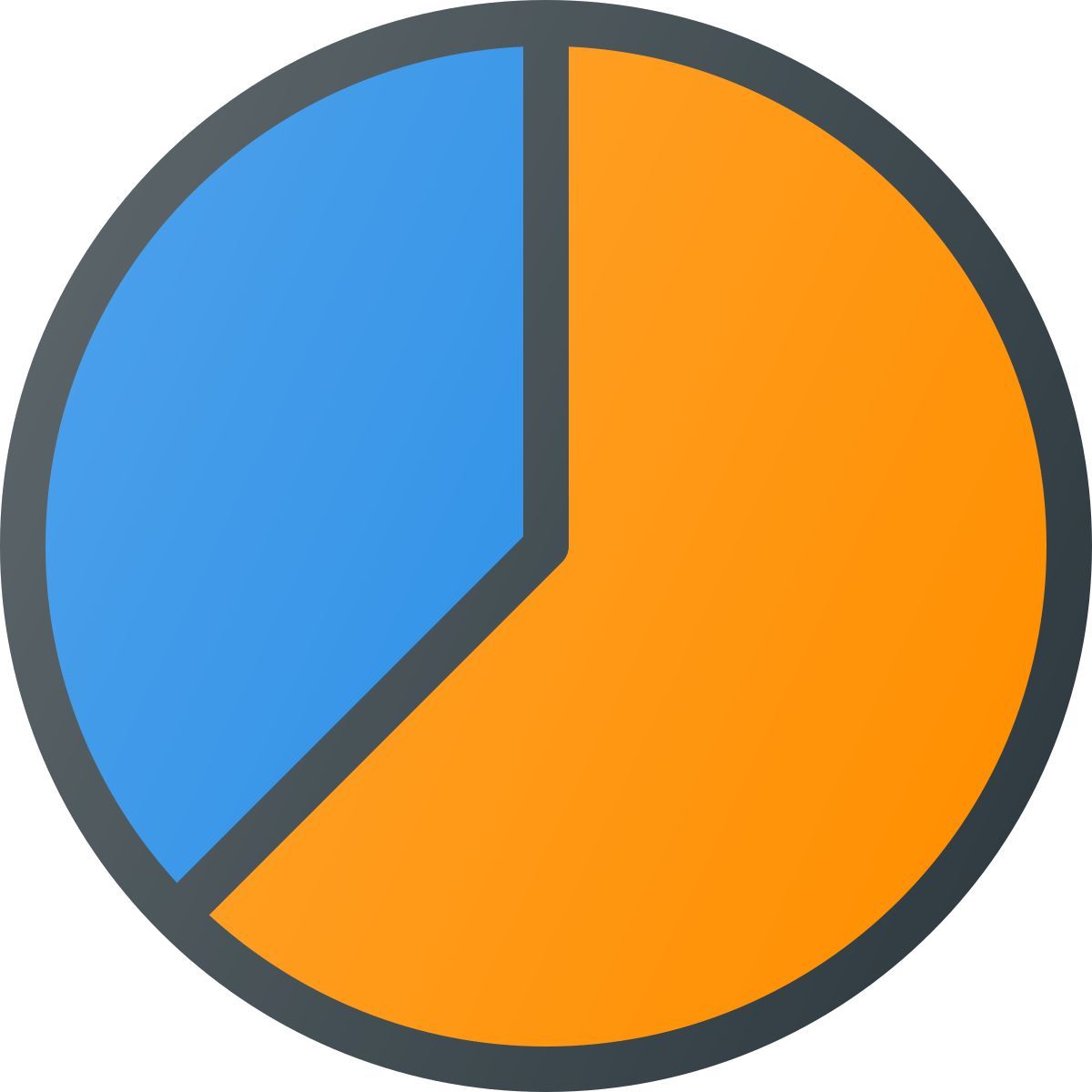 Gráfico circular icon