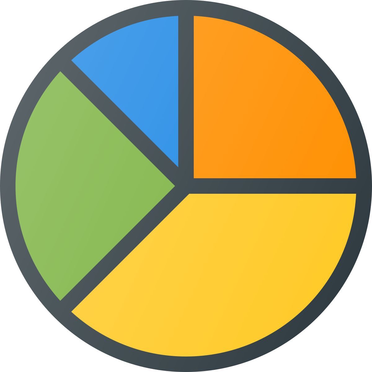 gráfico circular icon
