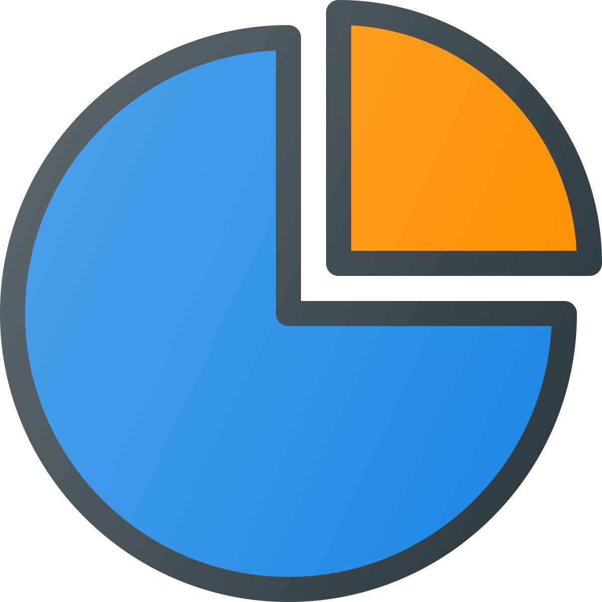 gráfico circular icon