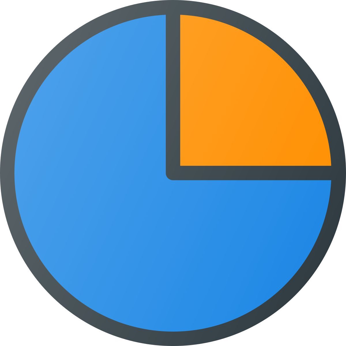 gráfico circular icon