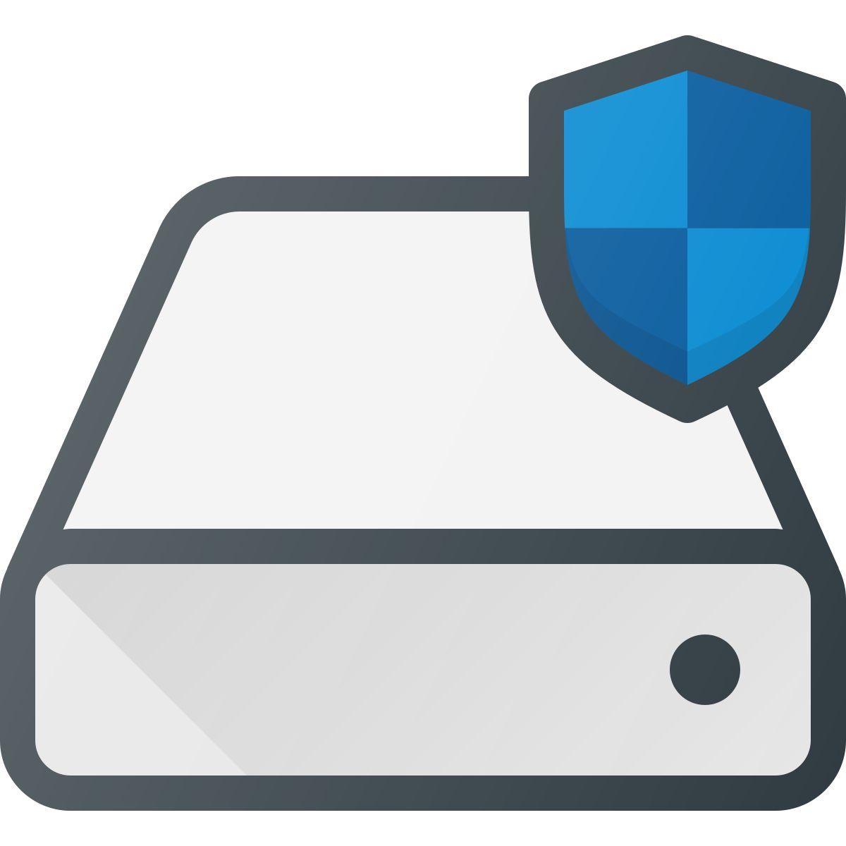 secure hard drive icon