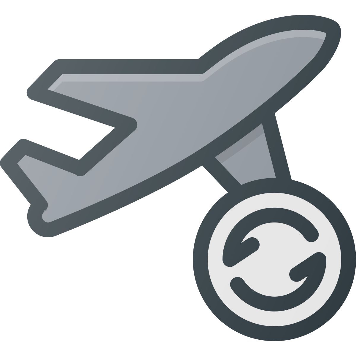refresh flight info icon