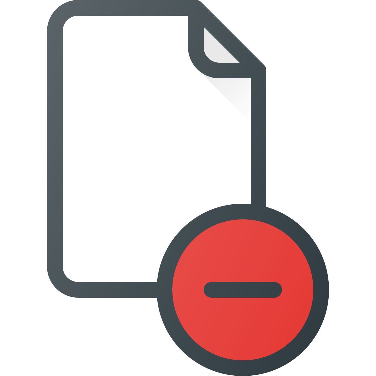 rimuovi file icon