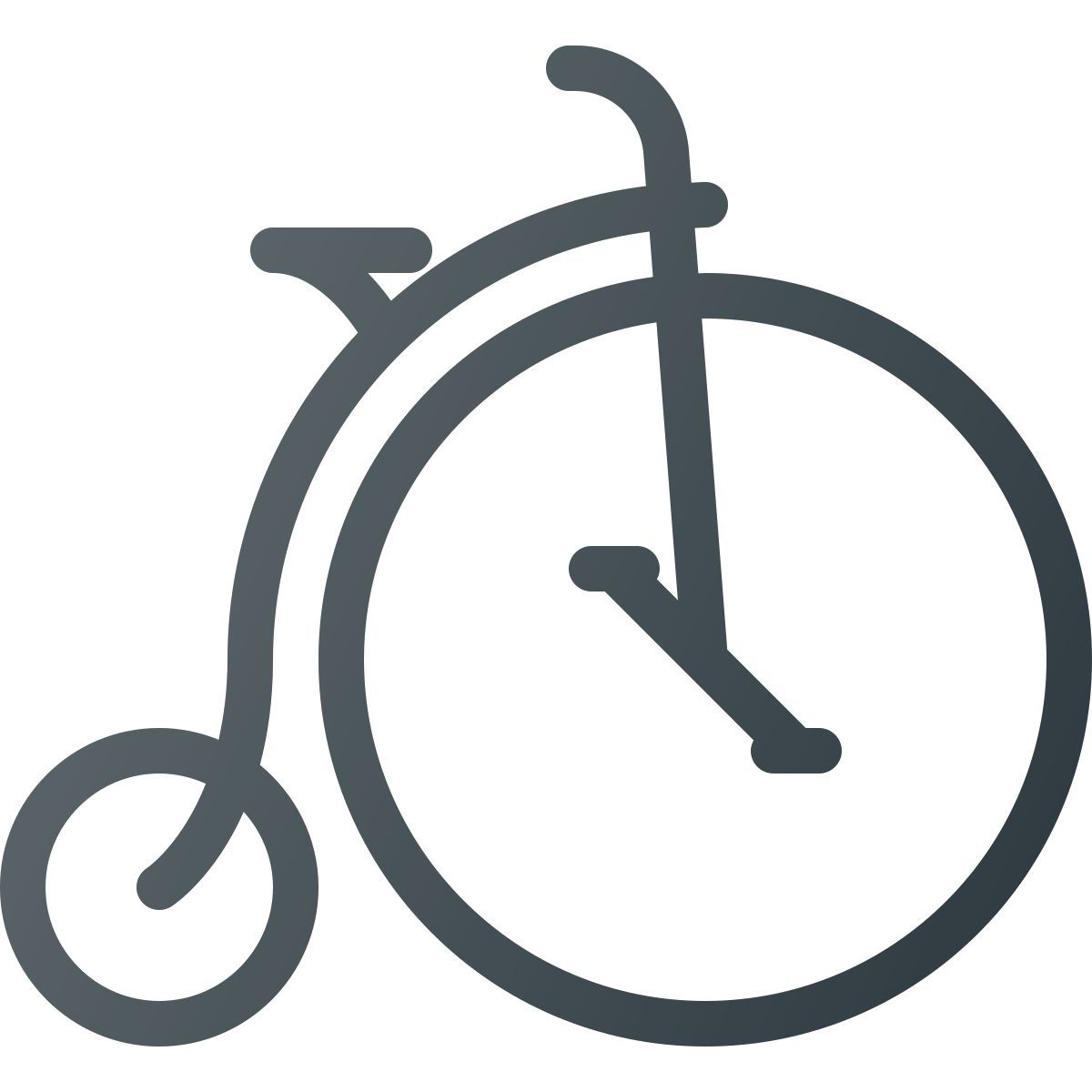 retro bicycle icon