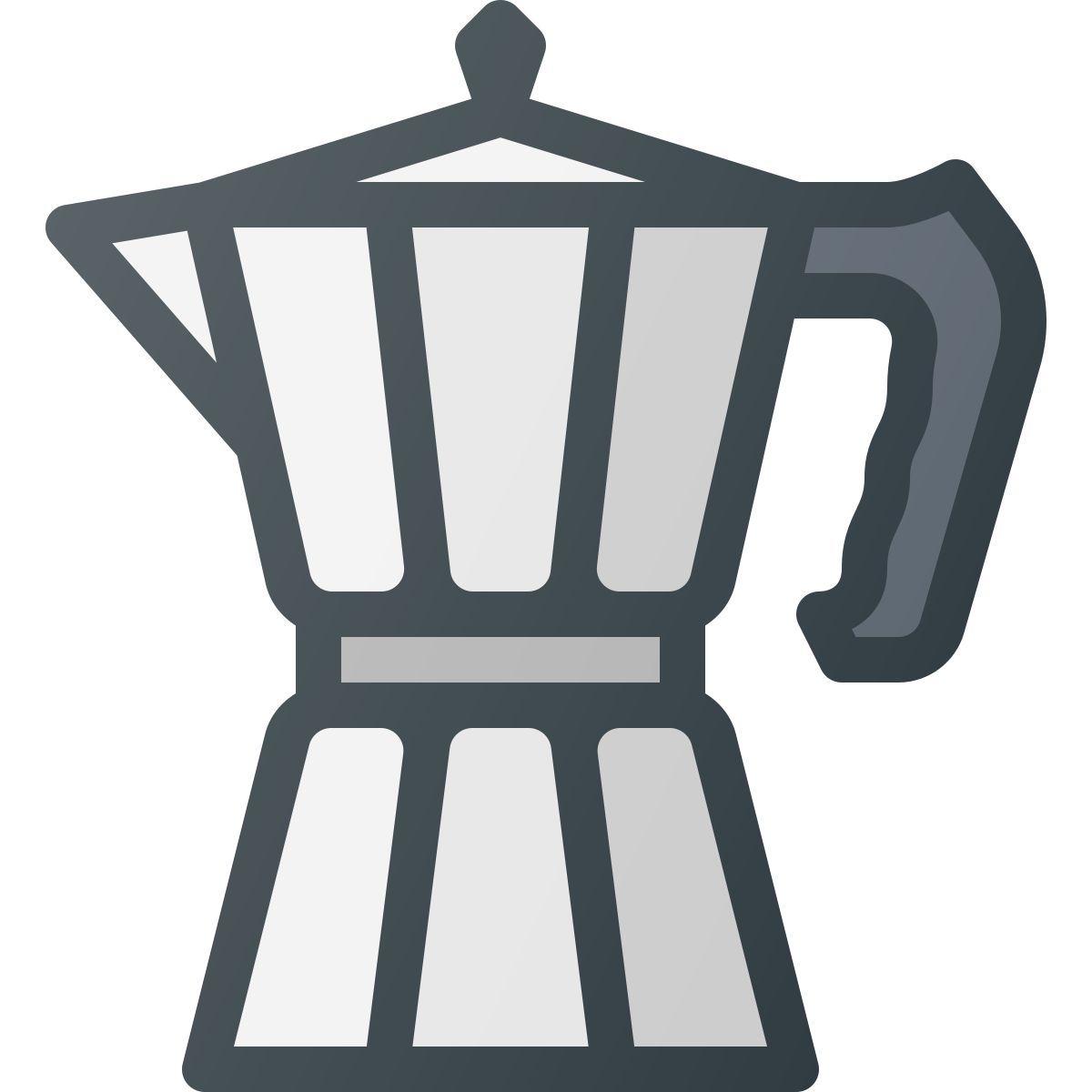 retro coffee maker icon