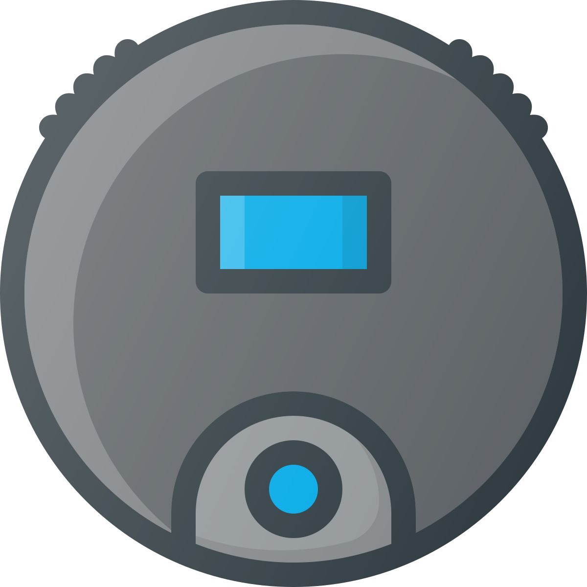 robot vacuum cleaner icon