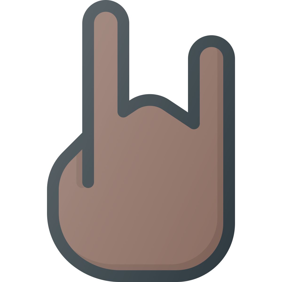 rock gesture icon