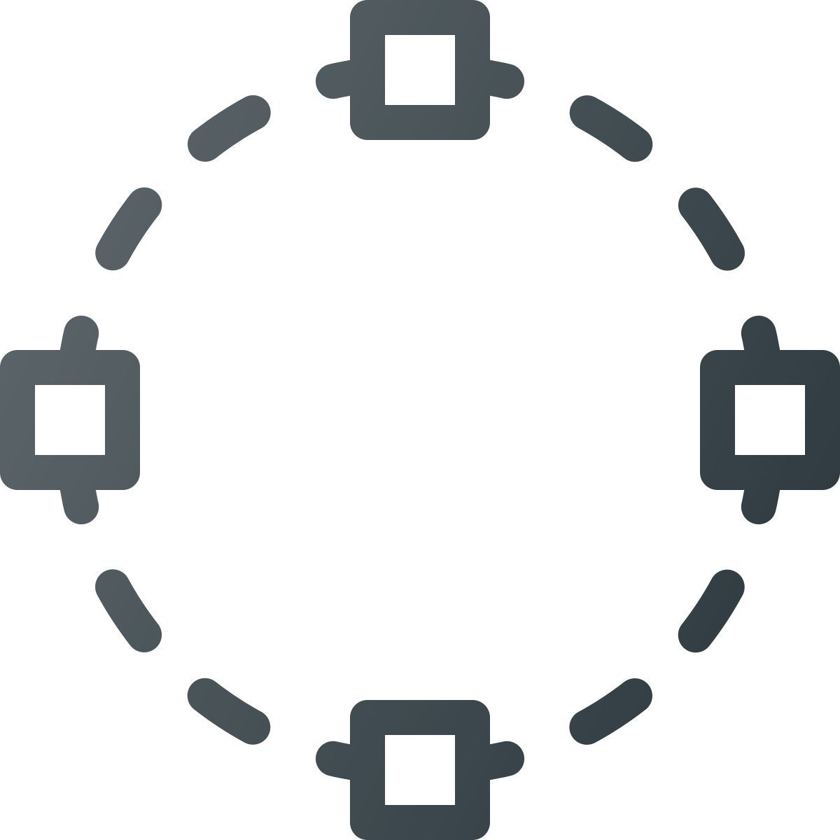 cercle avec point icon