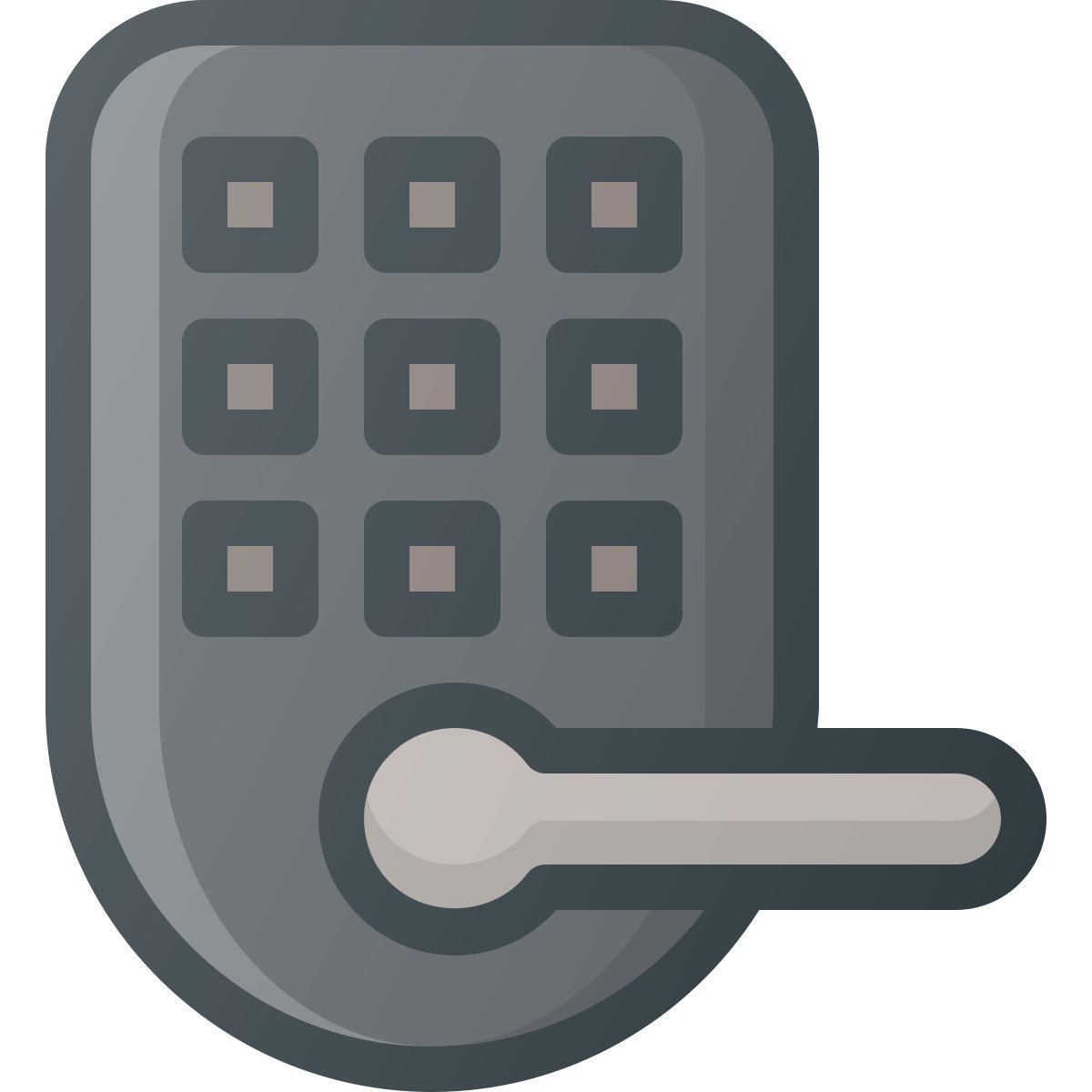 smart door lock icon