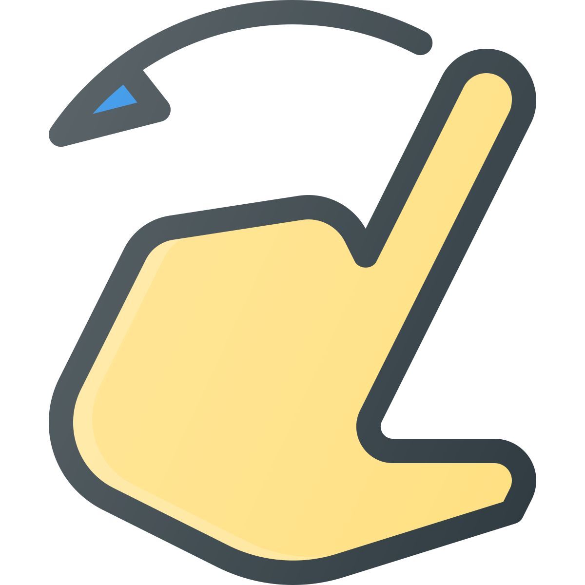 deslizar a la izquierda icon