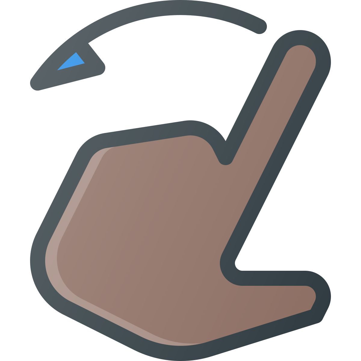 deslizar a la izquierda icon