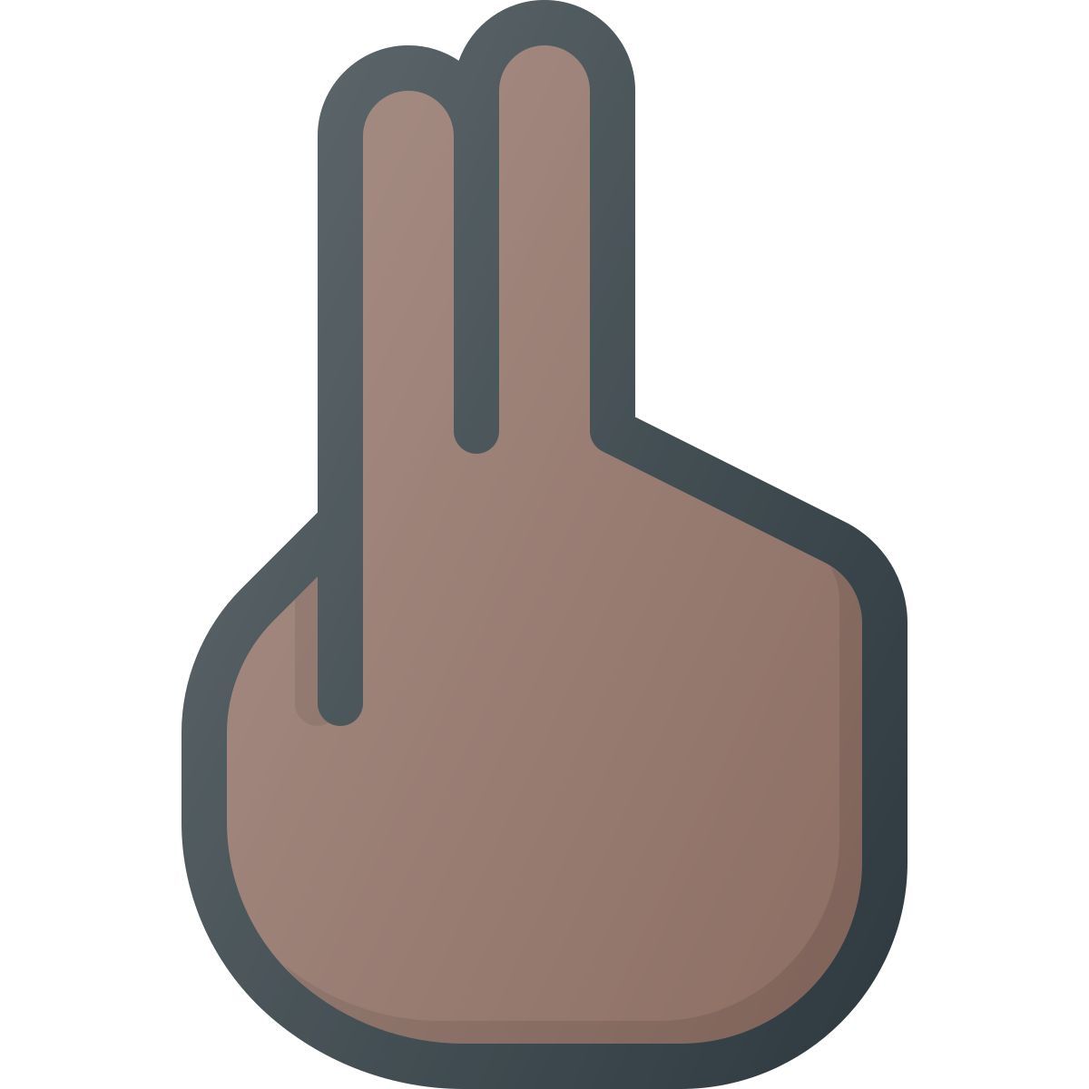 two fingers icon