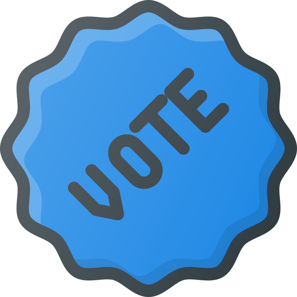 투표 스티커 icon