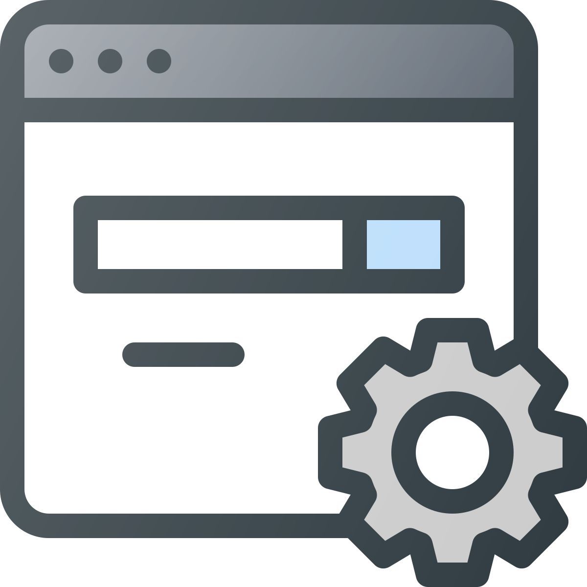 paramètres du navigateur icon