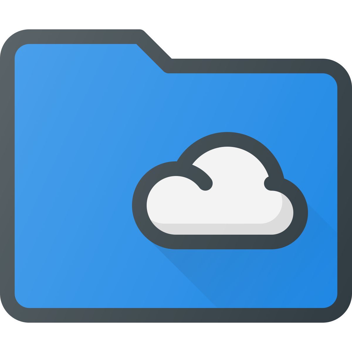 cloud folder icon