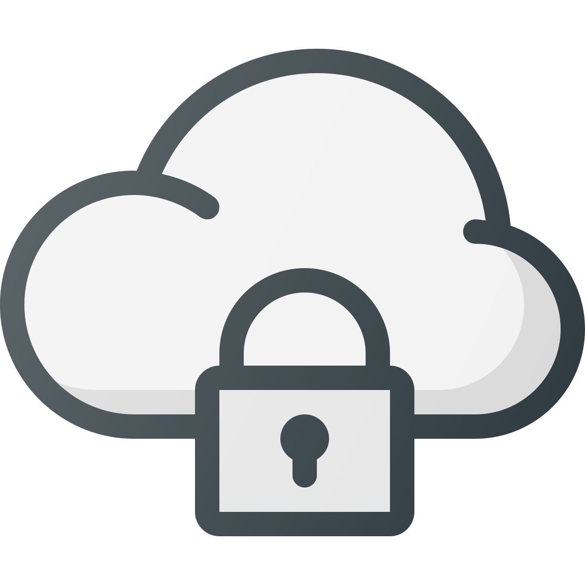 cloud data protection icon