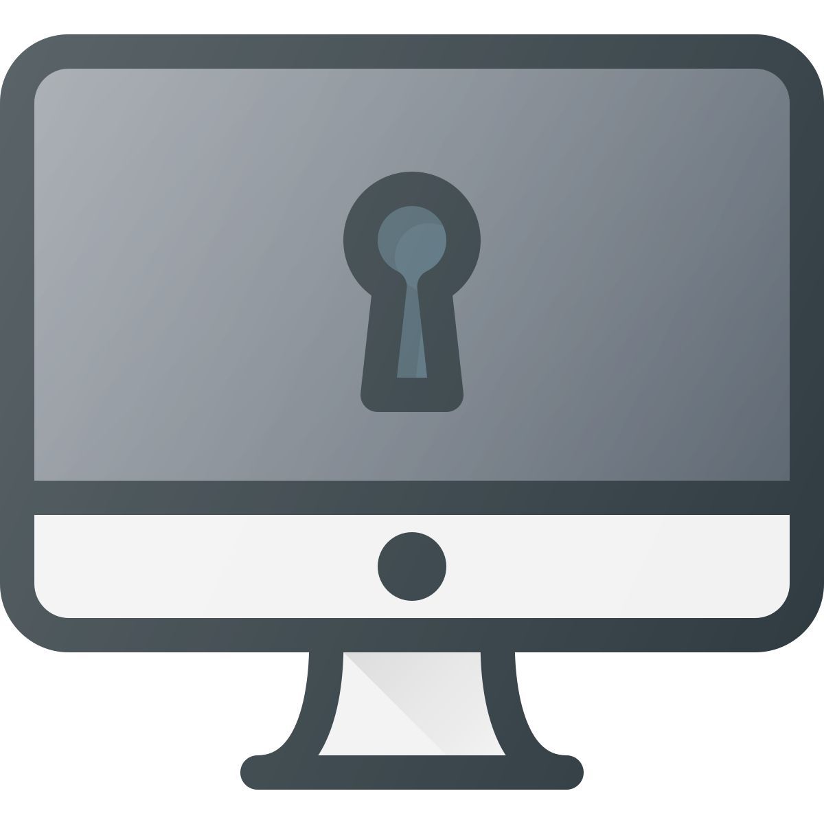 locked computer icon