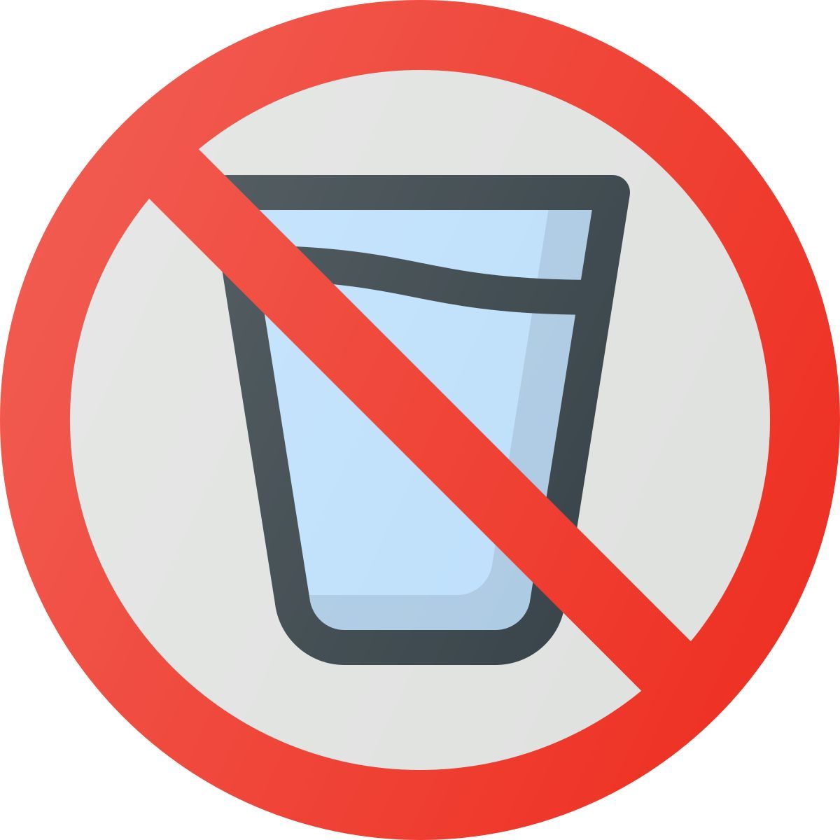 no drink icon