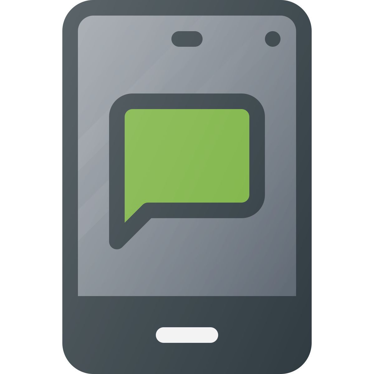 mobile chat icon