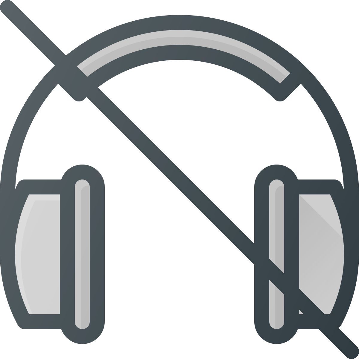 no headphones icon