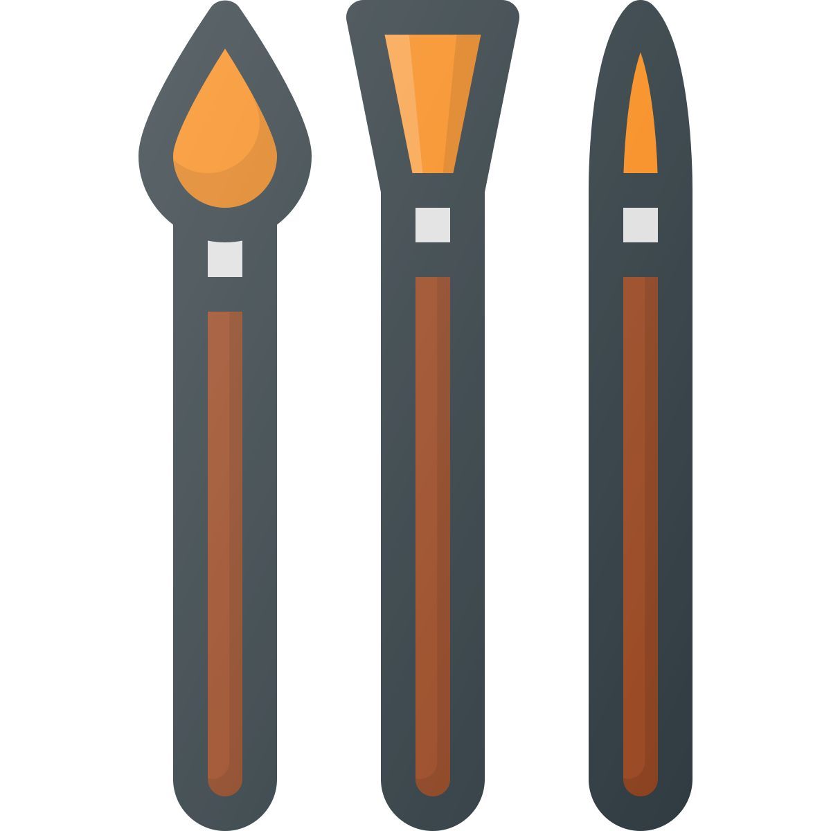 paint brushes icon