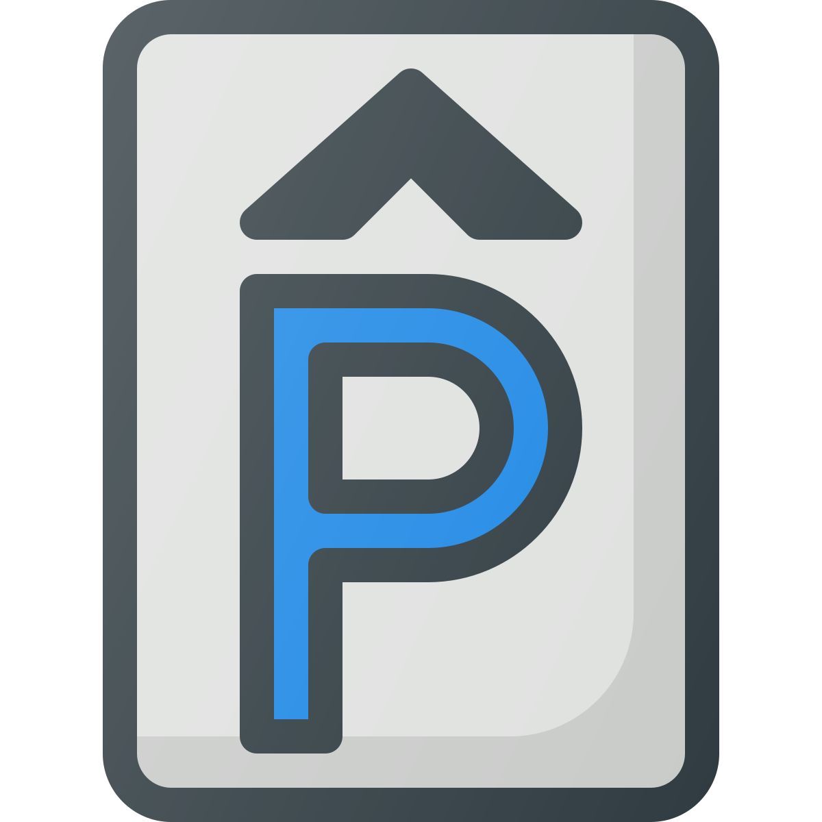 parking sign icon