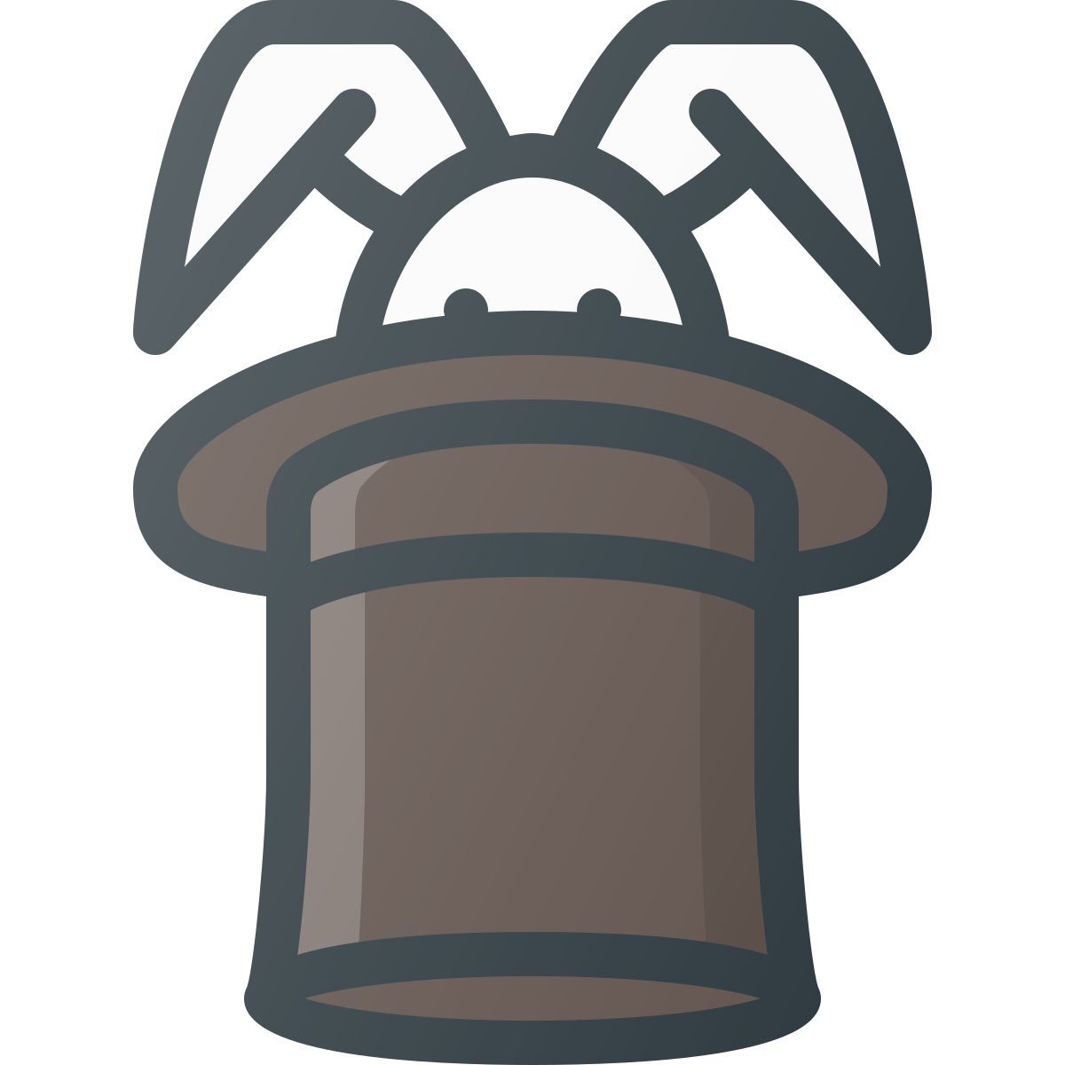 rabbit in hat icon