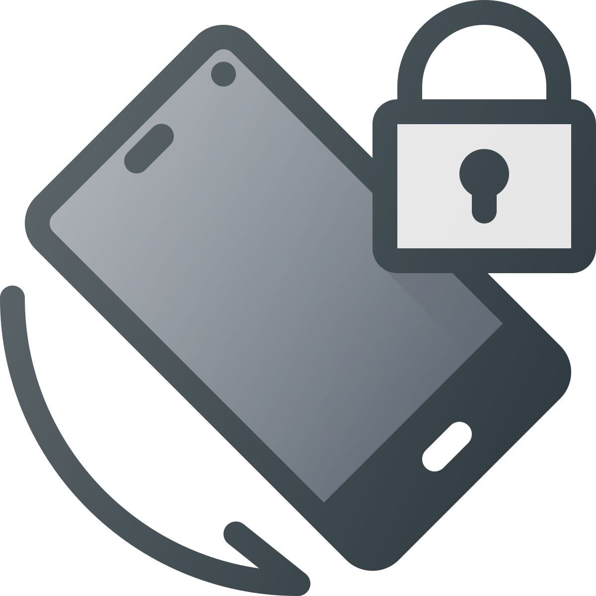block screen rotation icon