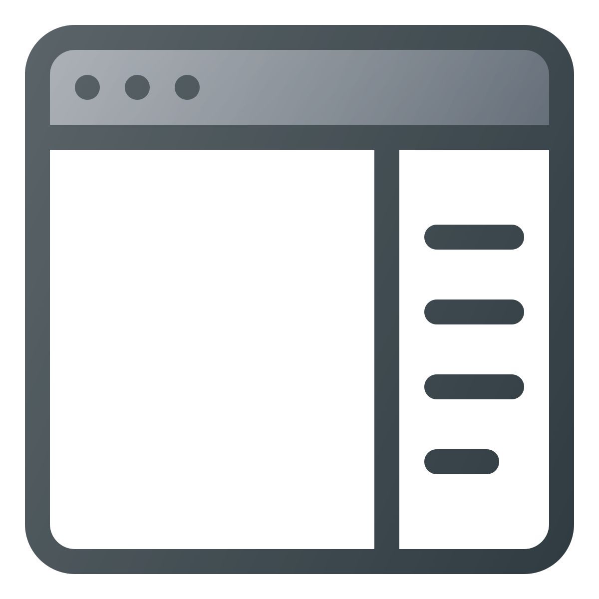 sidebar icon