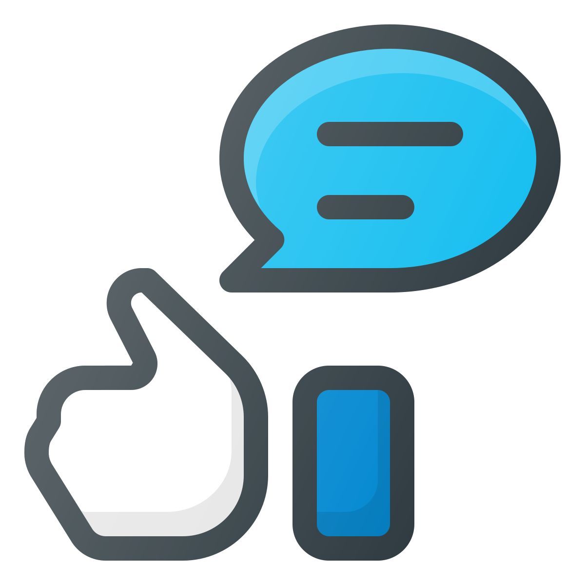 positive feedback icon
