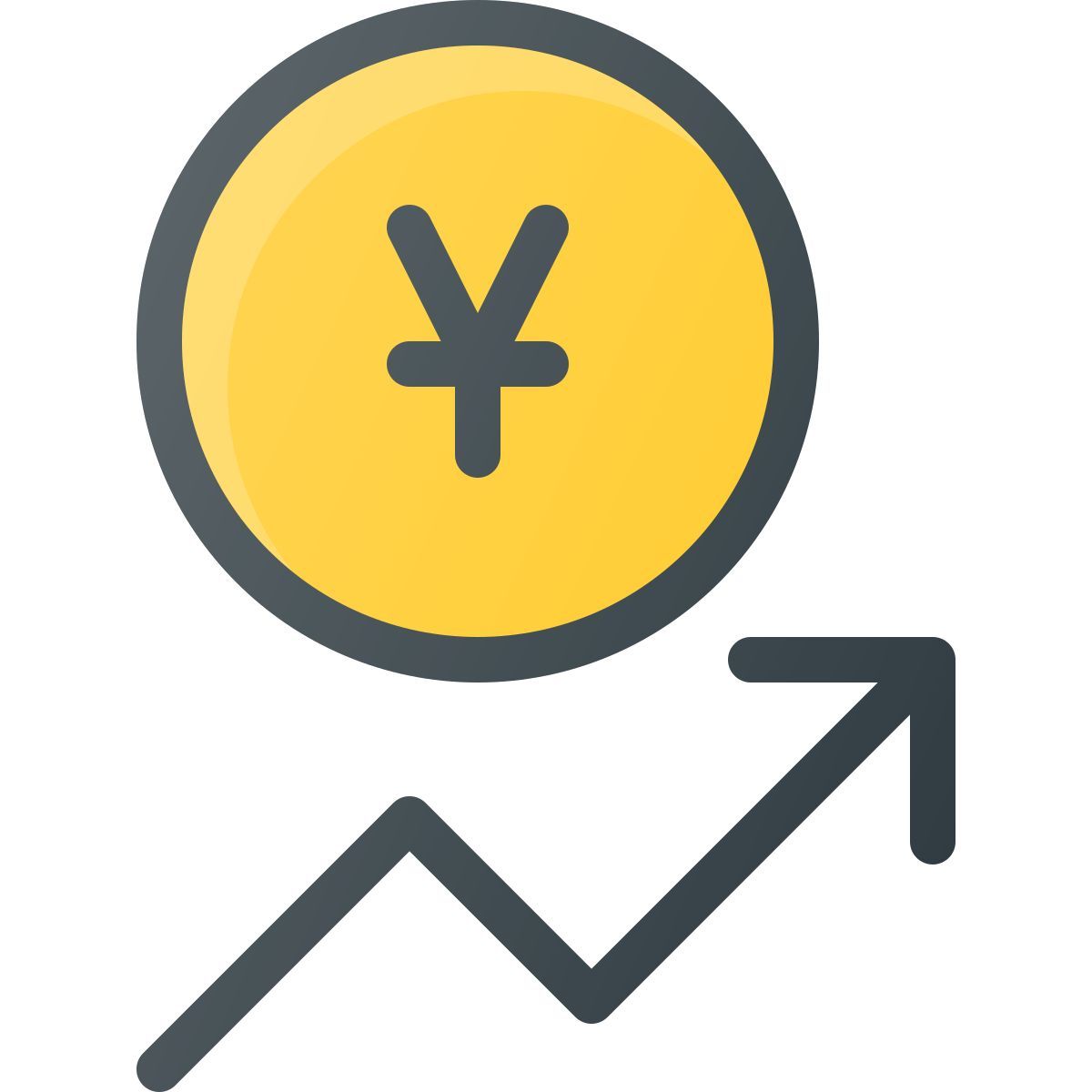 financial growth icon
