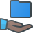 external Hand-Holding-Folder-folders-those-icons-lineal-color-those-icons-3 icon