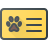 external id-card-pets-accessories-those-icons-lineal-color-those-icons icon
