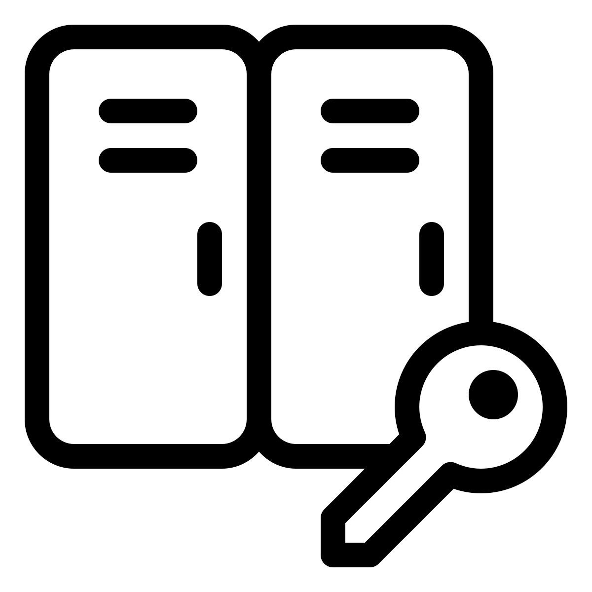 airport lockers icon