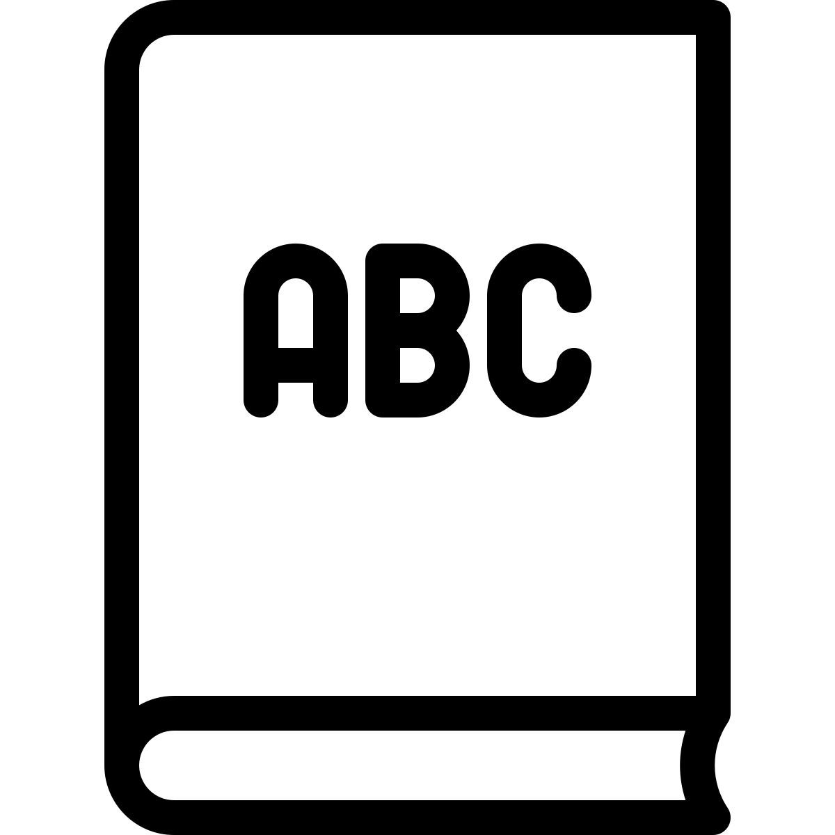 alphabet book icon
