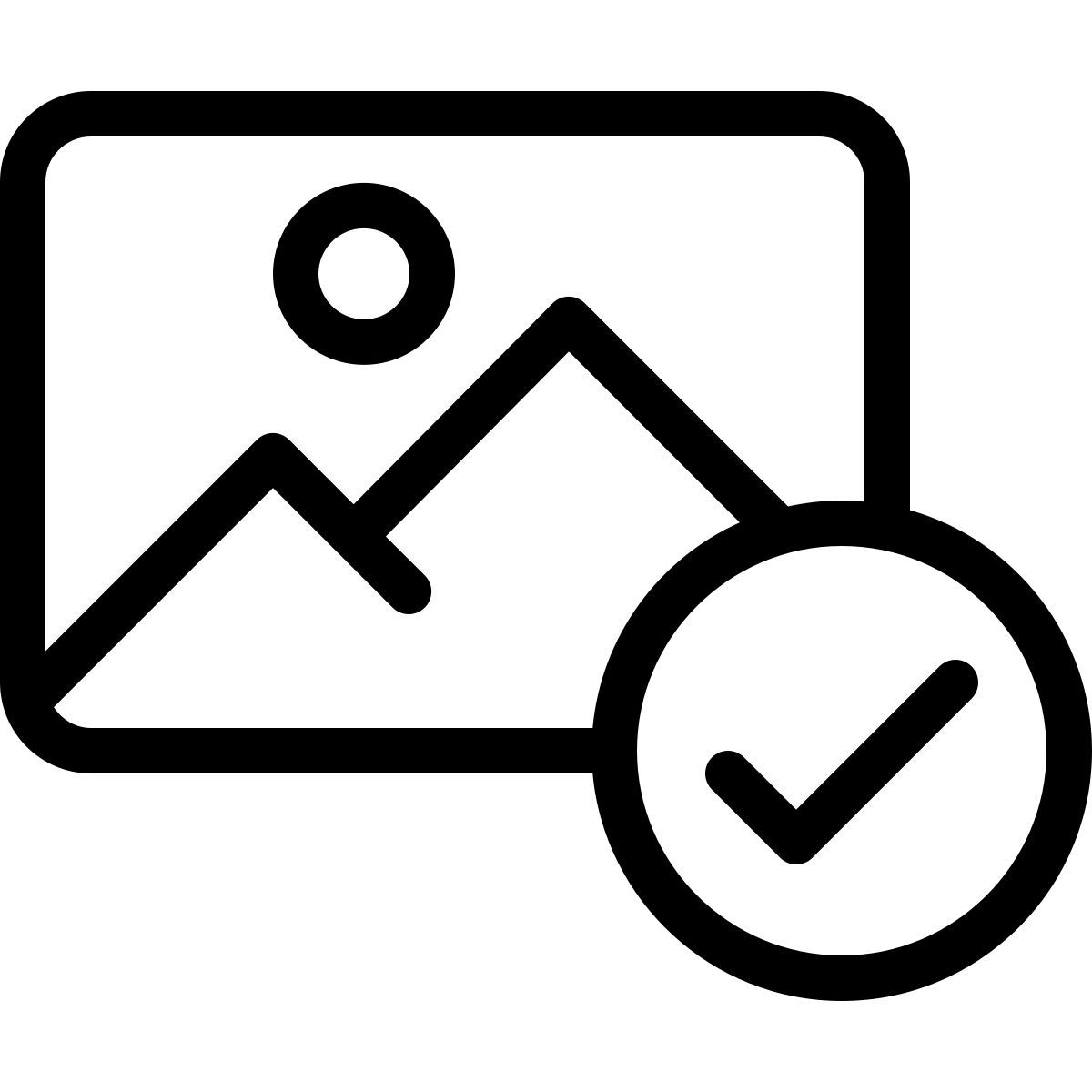 checked image icon