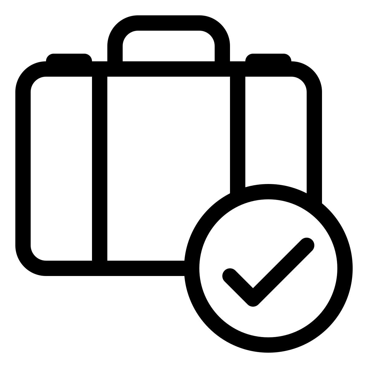 checked luggage icon