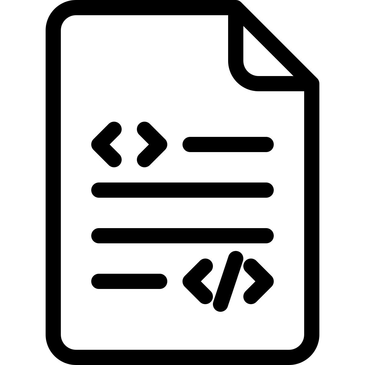 fichier de code icon