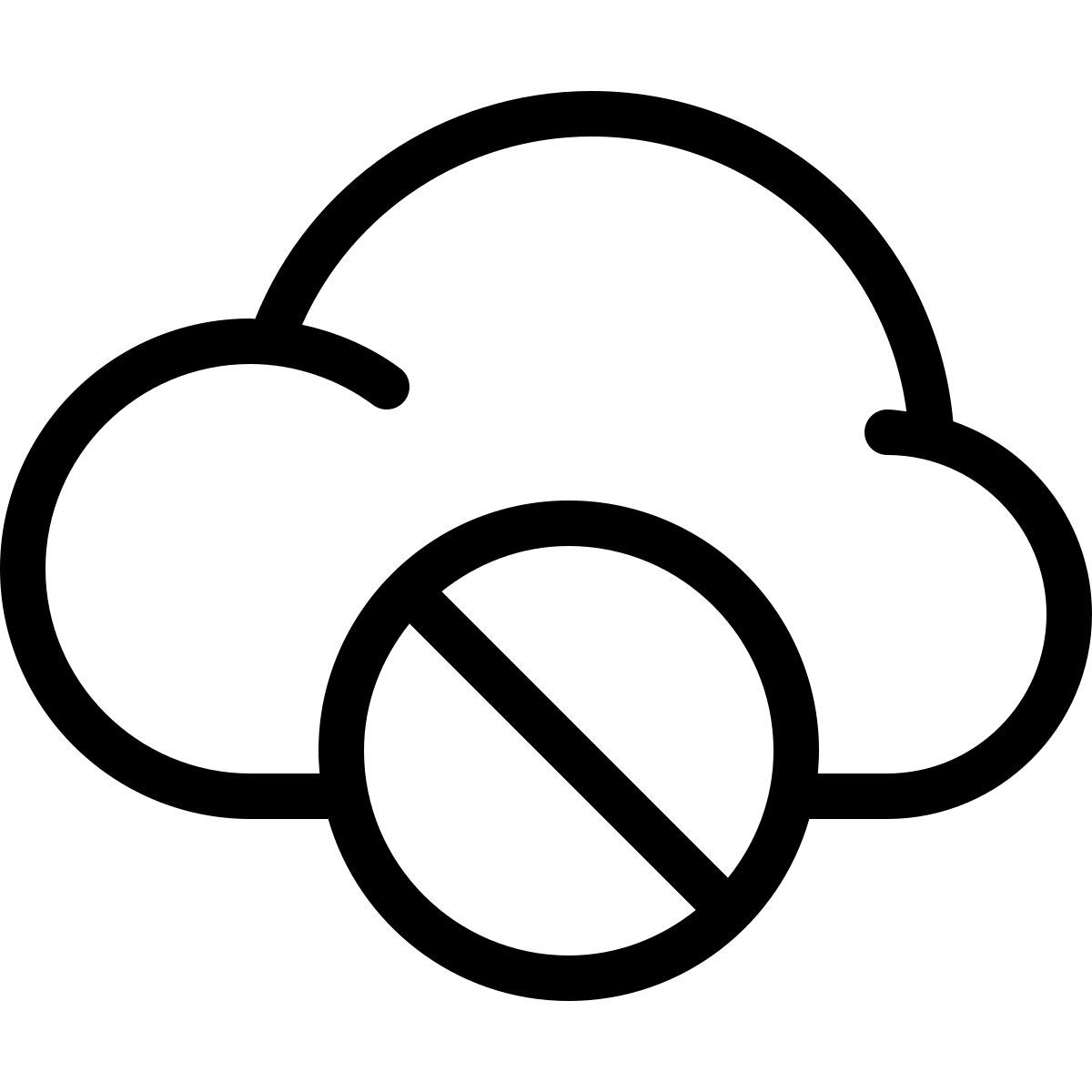 disconnect cloud icon