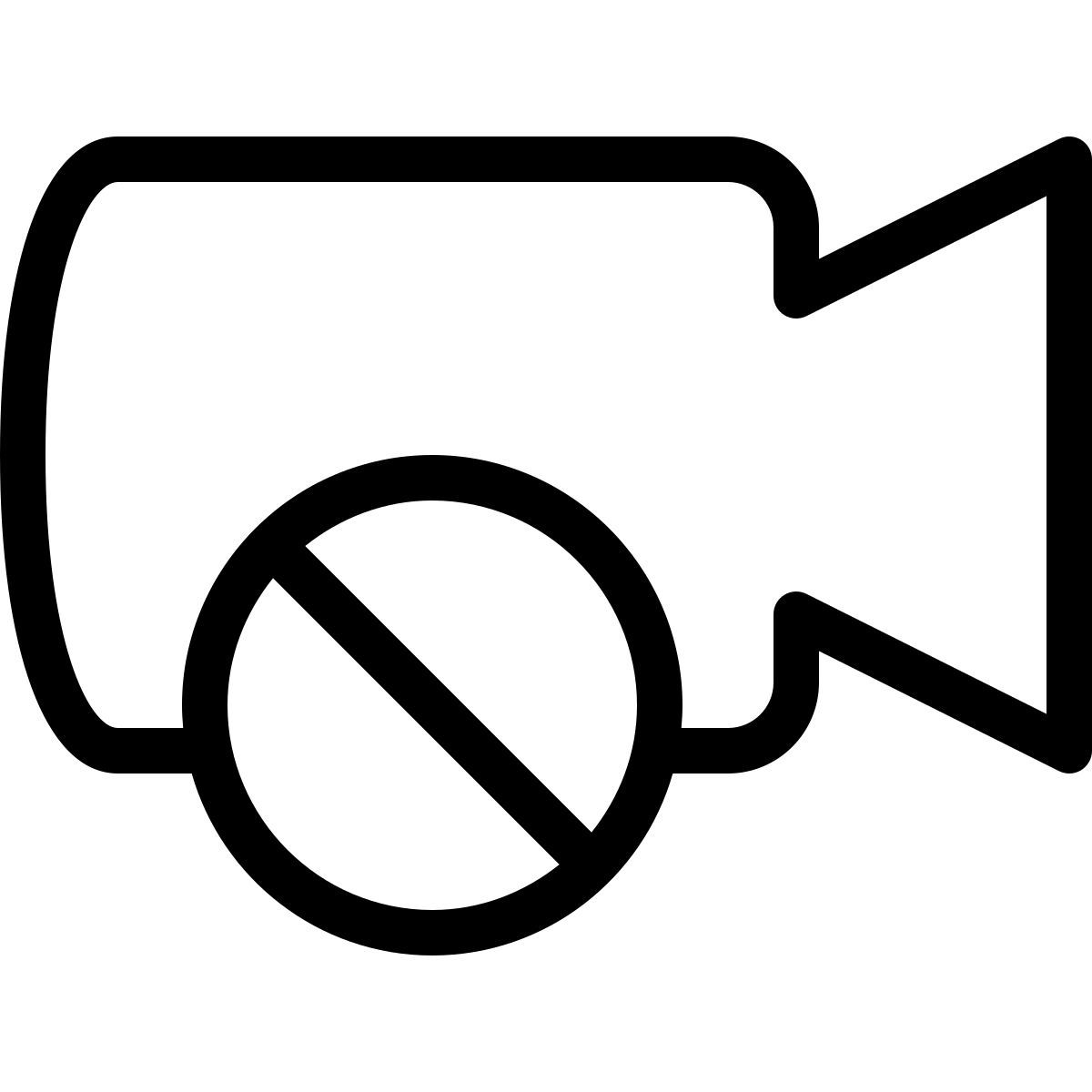 disable video camera icon