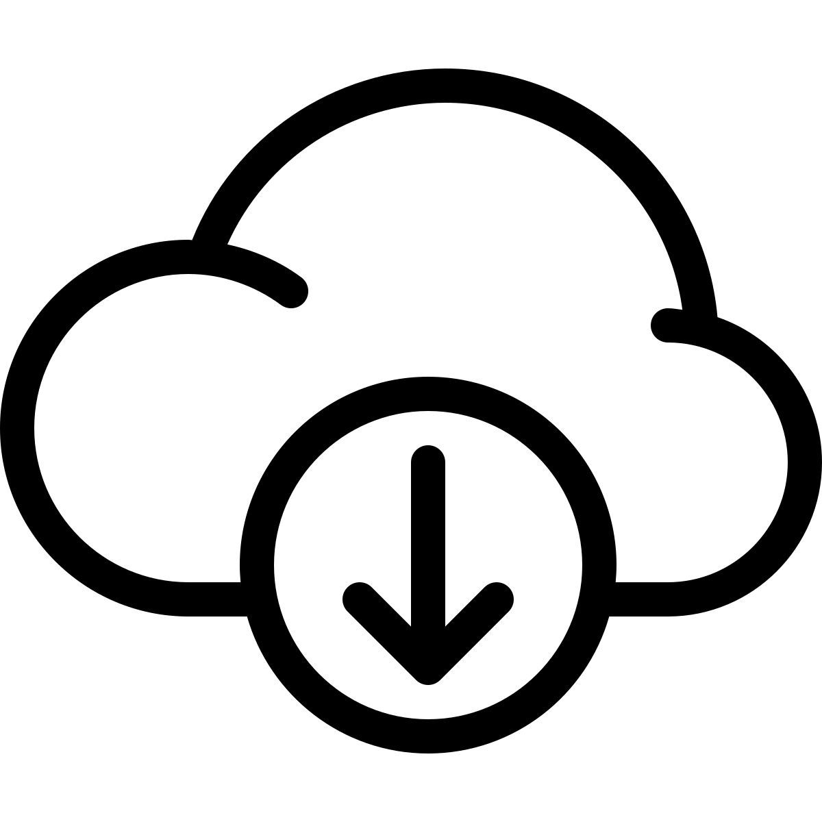 cloud download icon