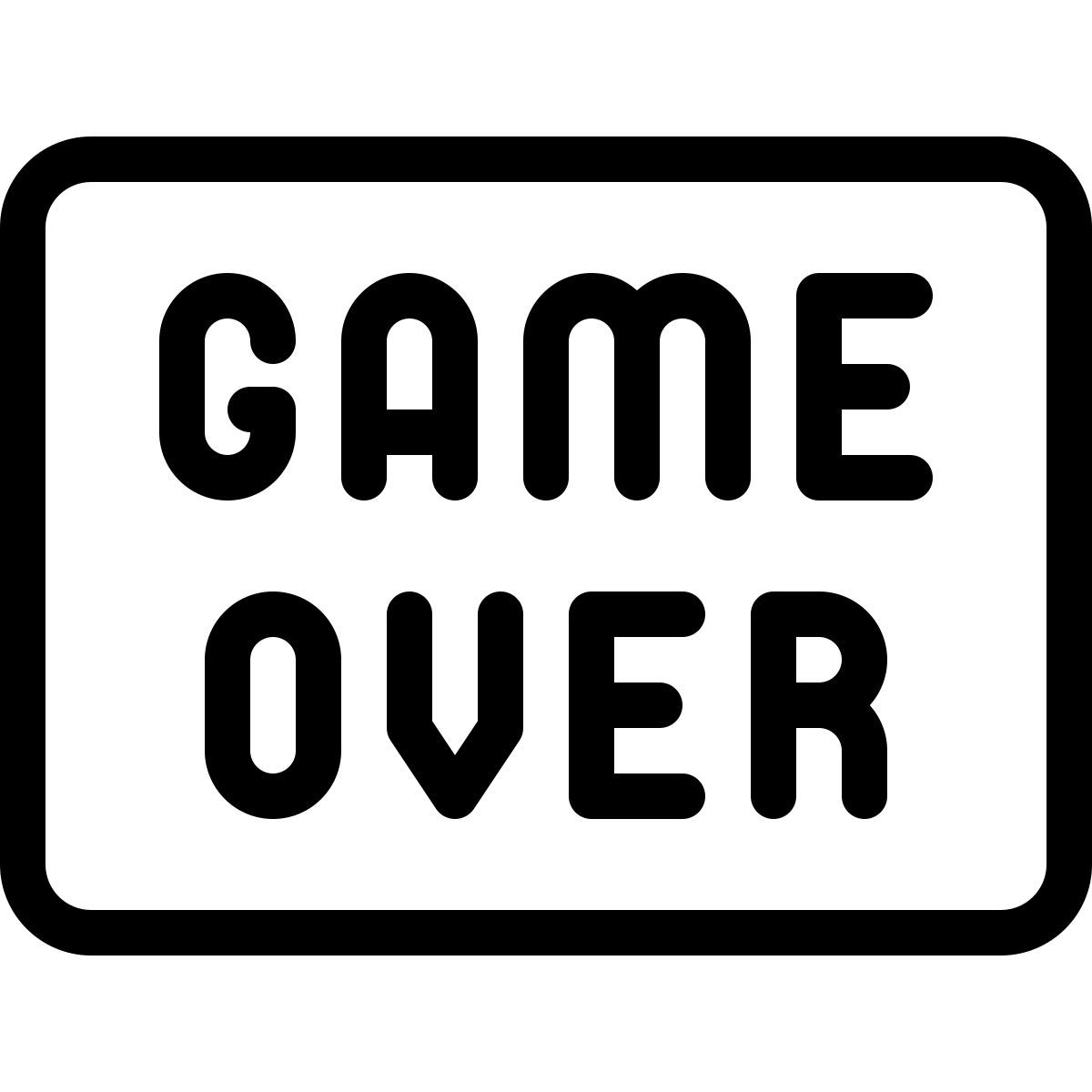 game over icon