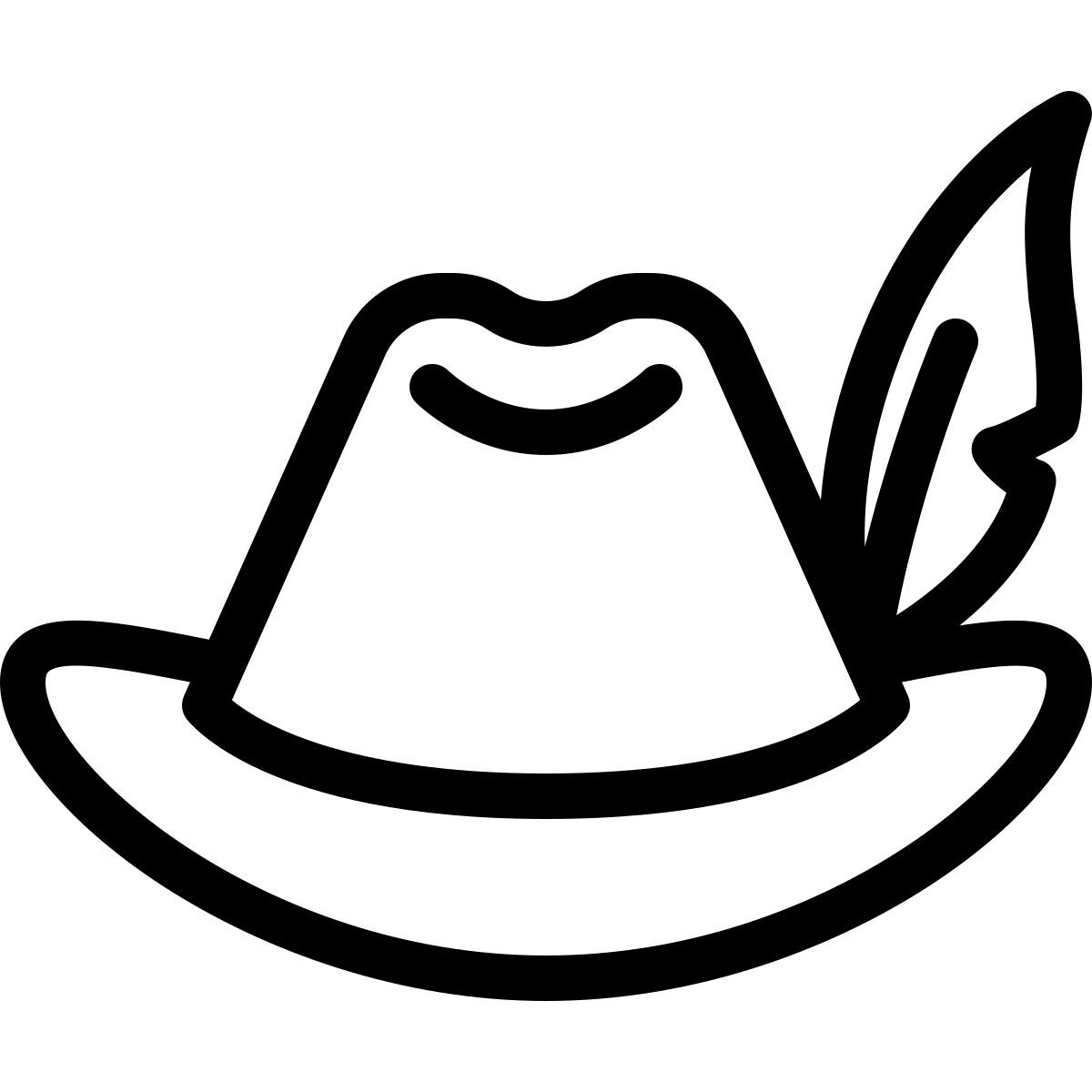 hunter hat icon