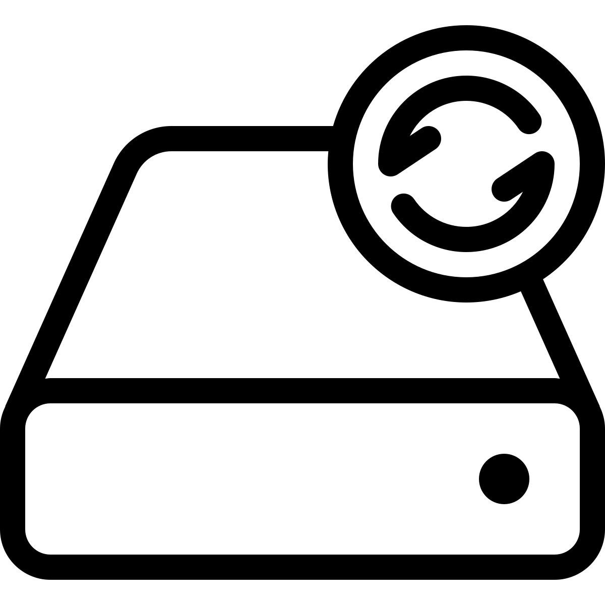 reload hard drive icon