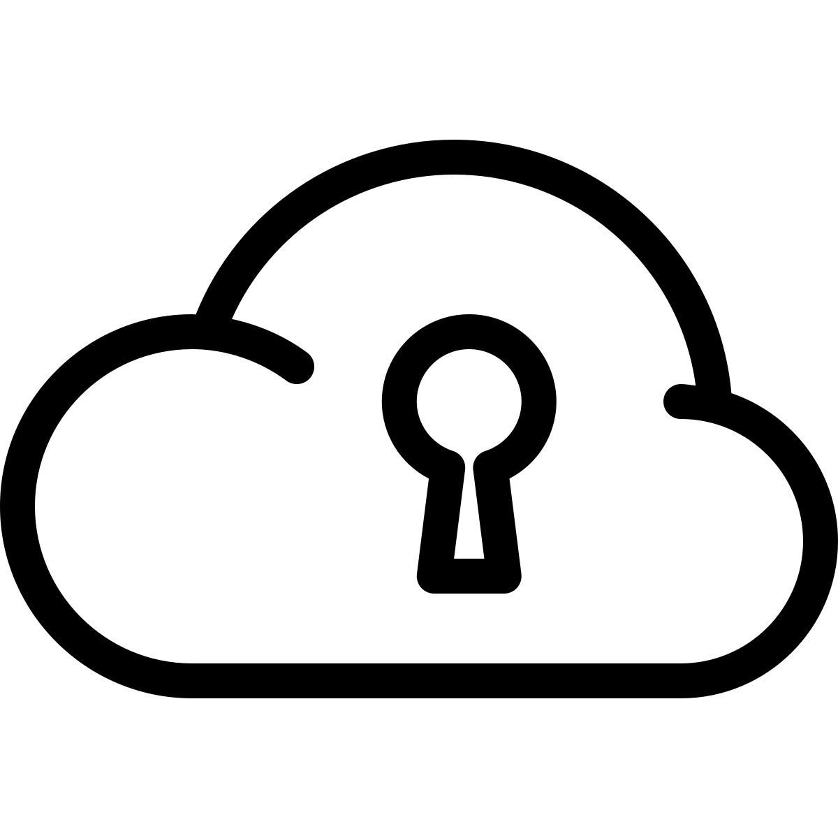 cloud security icon