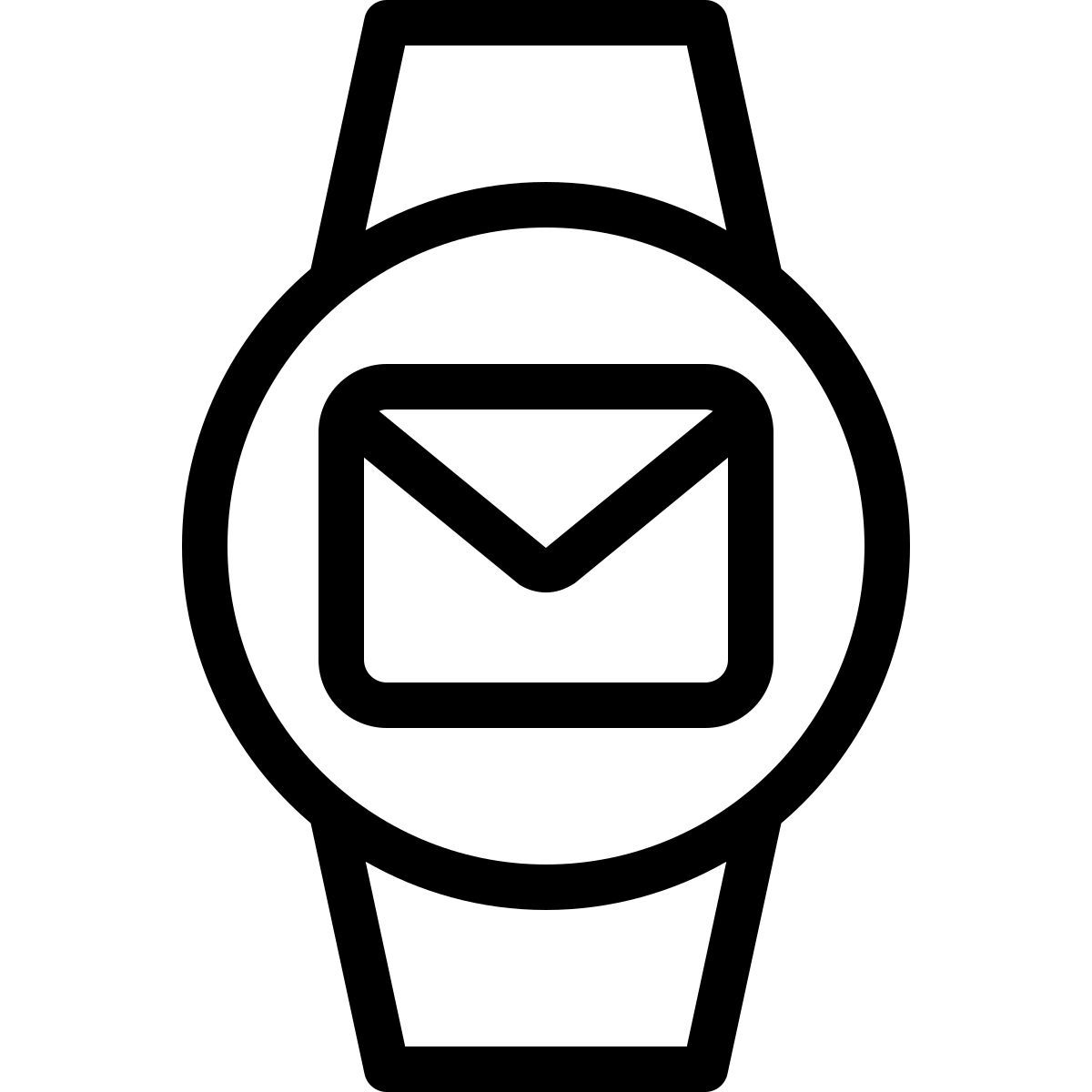 smartwatch mail icon