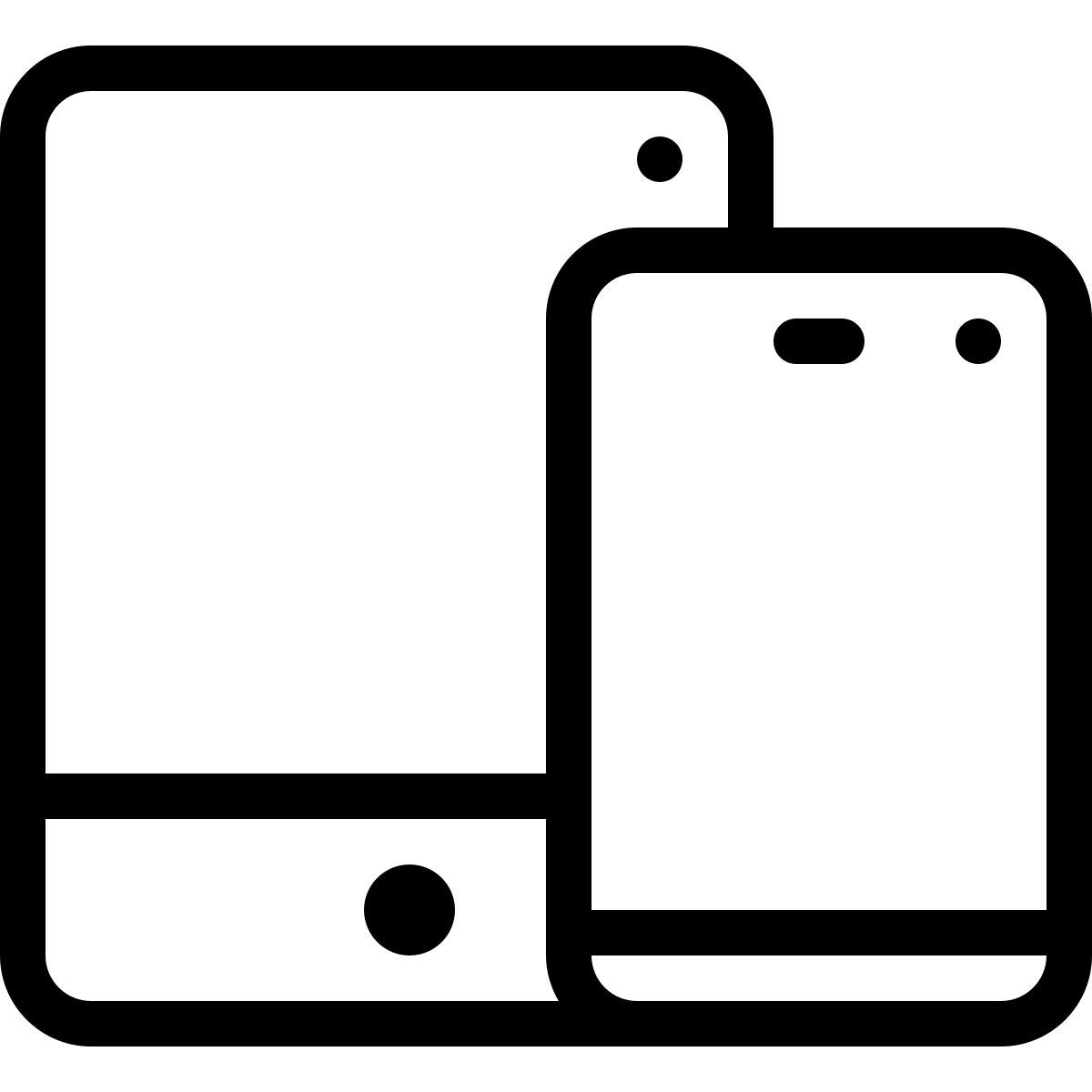 tablet and smartphone icon
