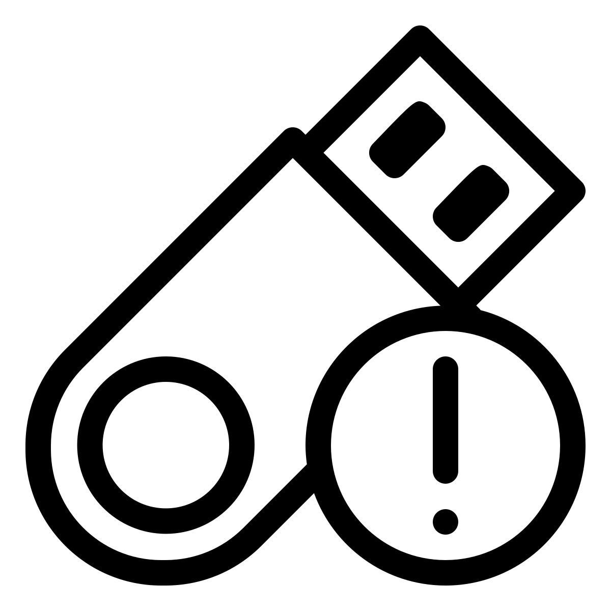 usb problems icon