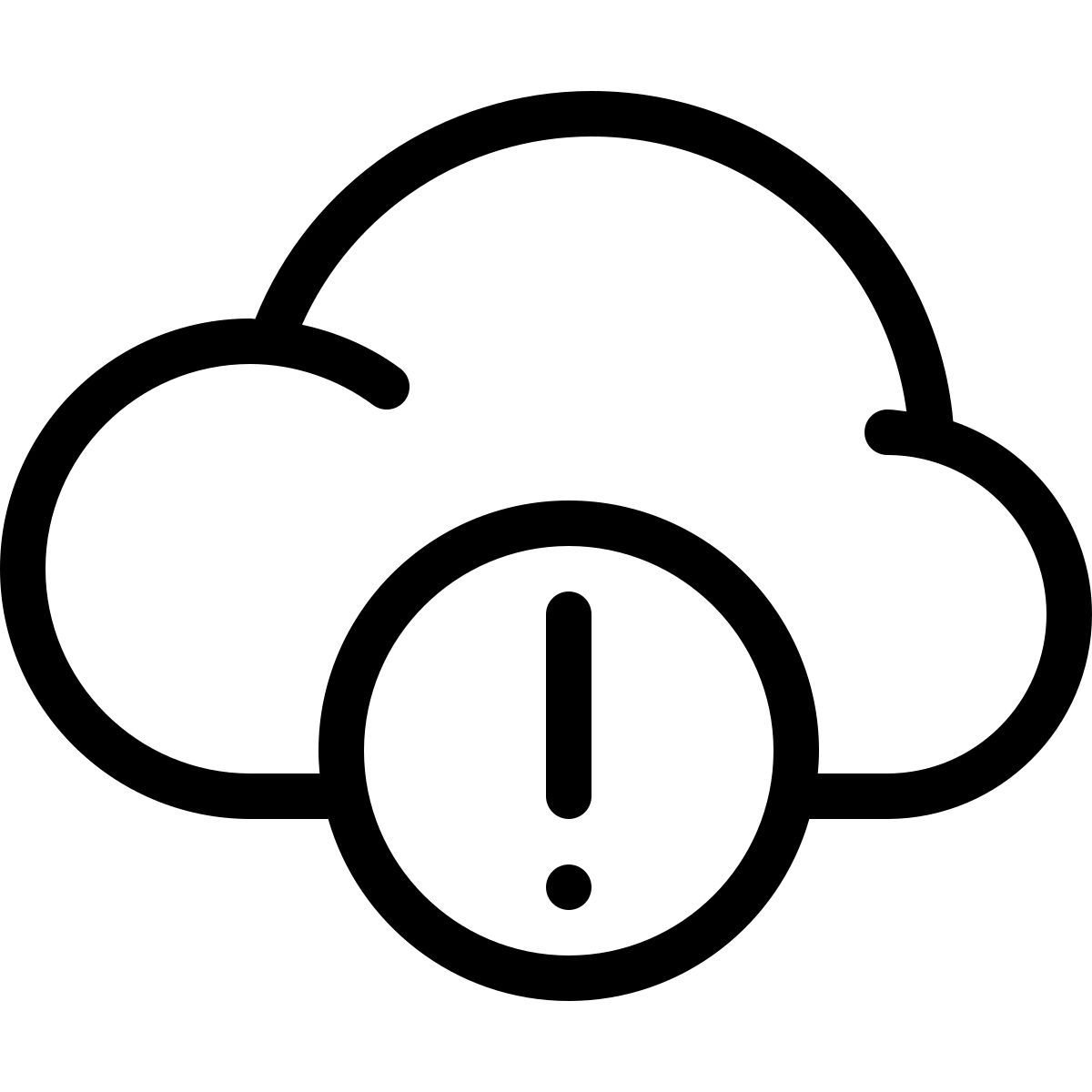 cloud warning icon