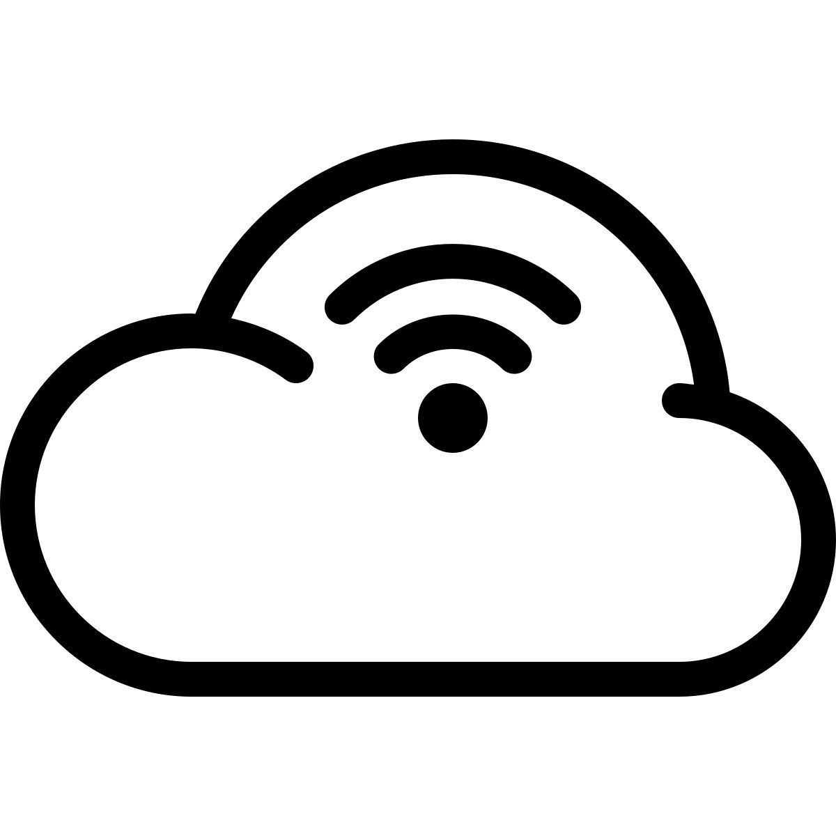 wireless cloud icon